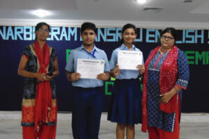 ENGLISH EXTEMPORE COMPETITION (STD. 8) ON 07.08.18